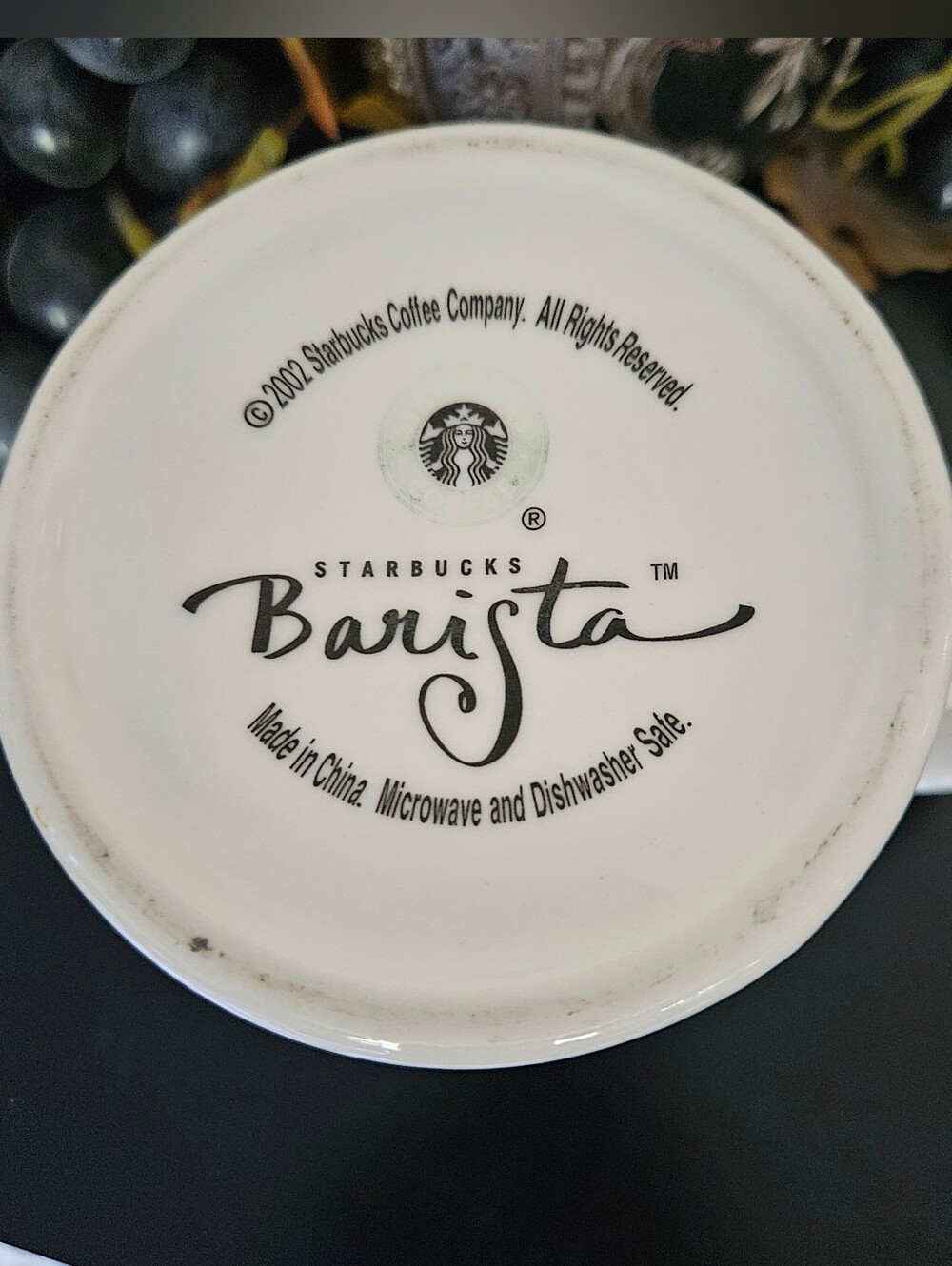 Starbucks VINTAGE Barista "Air Mail" Stamps Series Mug Issued in 2003, EC - Picture 5 of 5